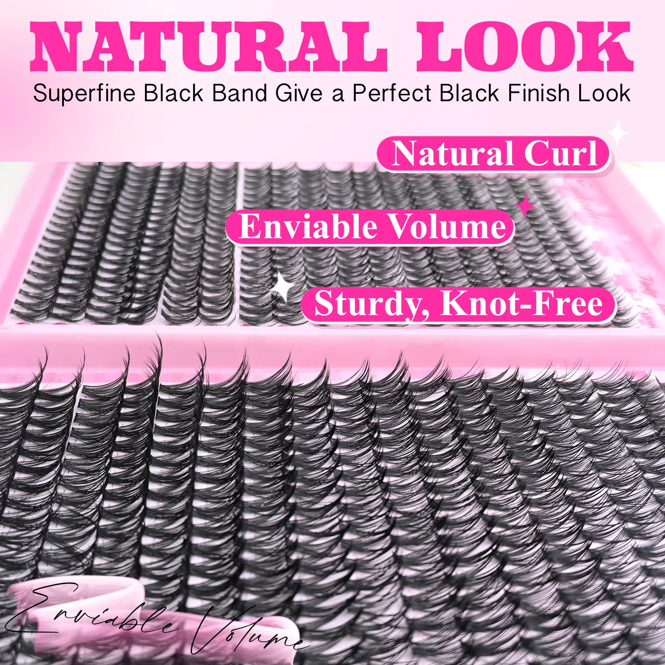 False Lash Extension Kit Natural Wispy