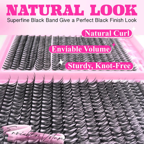 False Lash Extension Kit Natural Wispy