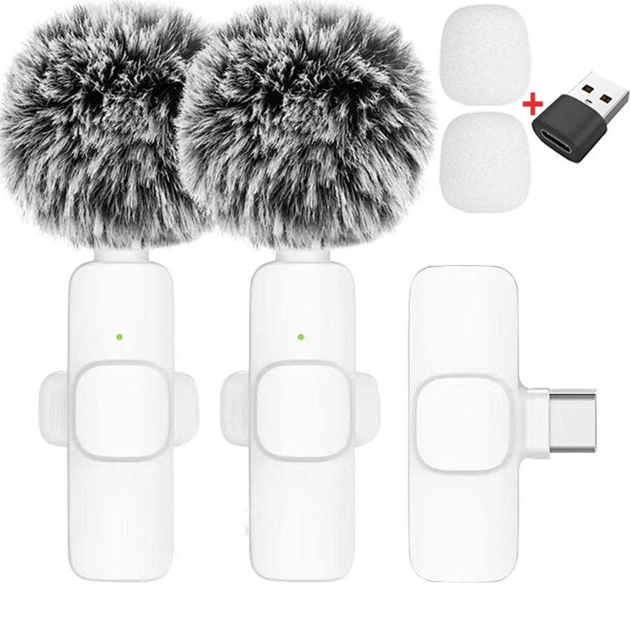 Mini Microphone Clip-On Wireless Lavalier Mic