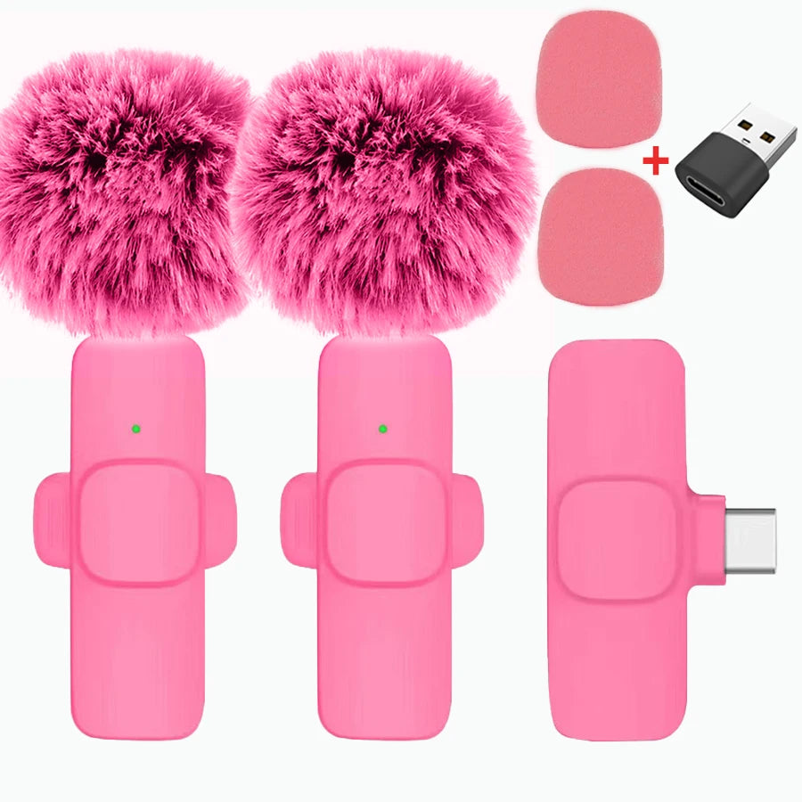 Mini Microphone Clip-On Wireless Lavalier Mic
