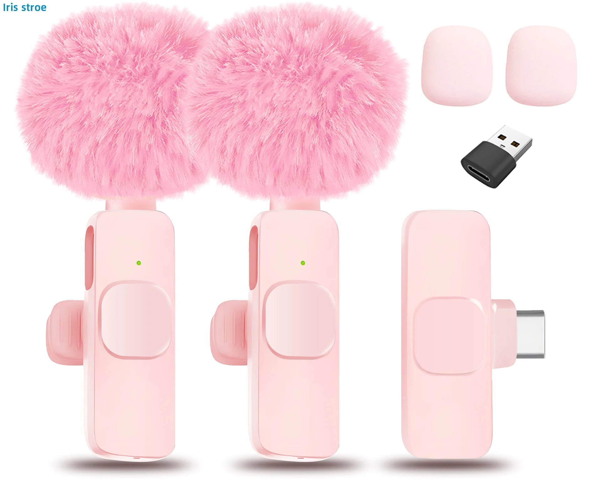 Mini Microphone Clip-On Wireless Lavalier Mic